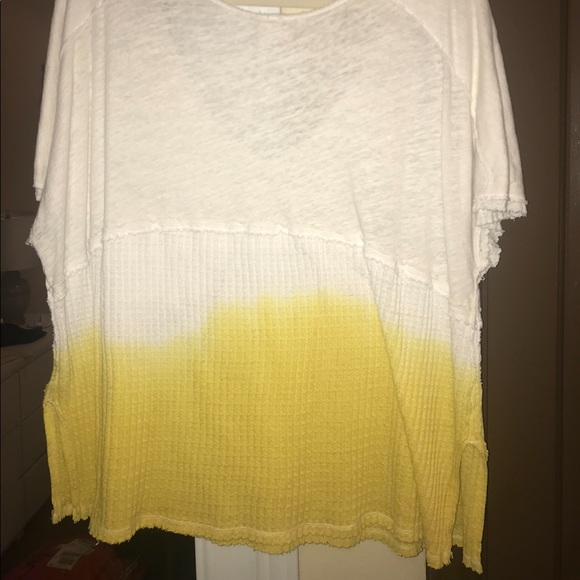 Free People Sun Dial Ombré Dip-Dye T-shirt - Picture 2 of 2